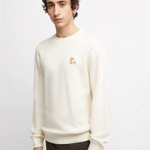 maison kitsune chillax fox sweatshirt